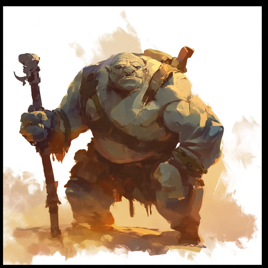 Recrue Geante - Monstre Standard Daggerheart SRD Tier 2 | Bestiaire JDR